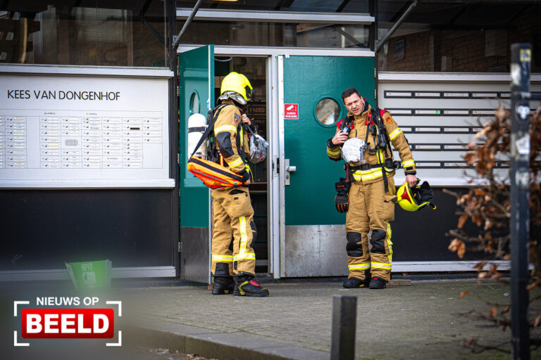 Keukenbrand door frituurpan in woning Kees van Dongenhof Rotterdam