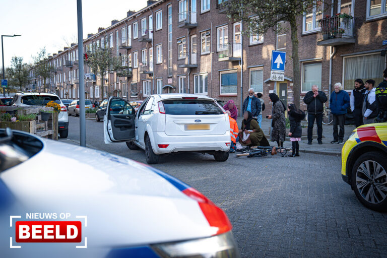 Meisje gewond en bestuurder aangehouden na aanrijding Klaverstraat Rotterdam