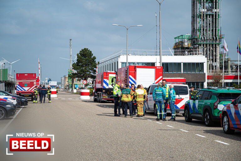 GRIP 1 na lekkage van brandbaar gas Merwedeweg Europoort Rotterdam