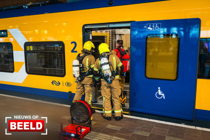 Internationale trein naar Brussel ontruimd na brand in toilet Rotterdam Centraal