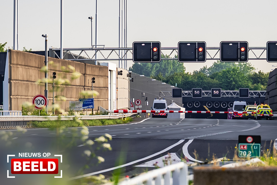 45-jarige motorrijder overleden bij aanrijding op snelweg A4 Schiedam