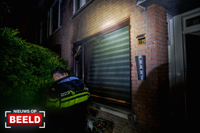 Schade aan woning na explosie De Quackstraat Rotterdam