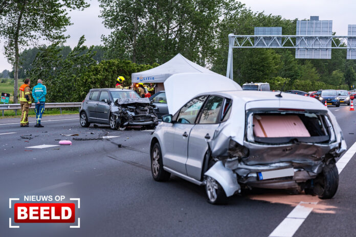 Persoon om het leven gekomen bij aanrijding A13 Rotterdam