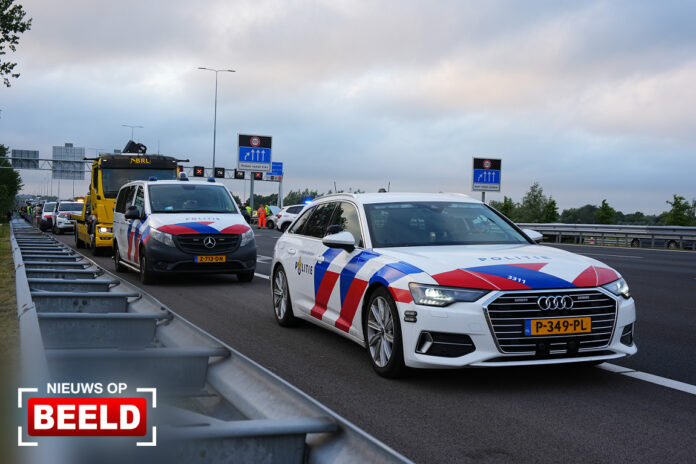Persoon om het leven gekomen bij aanrijding A13 Rotterdam