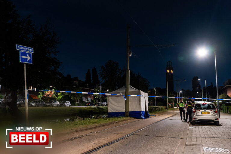 Persoon uit sloot gehaald en overleden Kastanjesingel Rotterdam