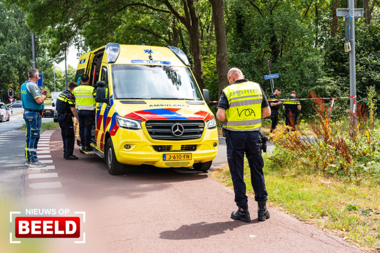 Wielrenner gereanimeerd na aanrijding met fietser Schulpweg Rotterdam
