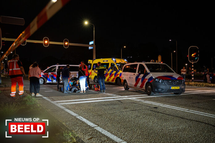 Motorrijder gewond bij eenzijdig ongeval Groene Kruisweg Poortugaal