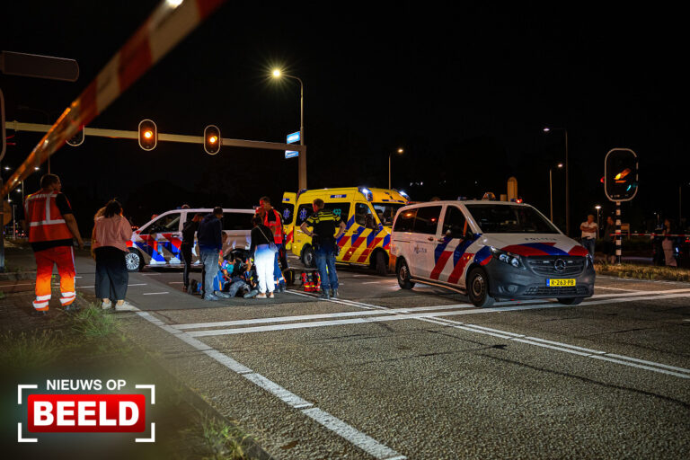 Motorrijder gewond bij eenzijdig ongeval Groene Kruisweg Poortugaal