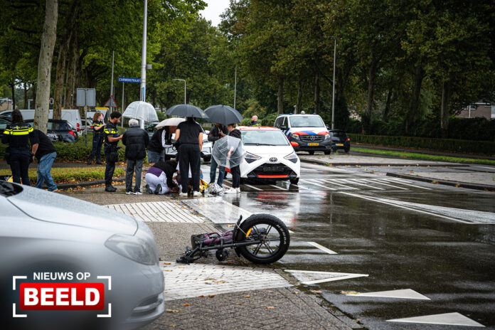 Meisje op fatbike gewond na aanrijding met auto Akkersweg Spijkenisse