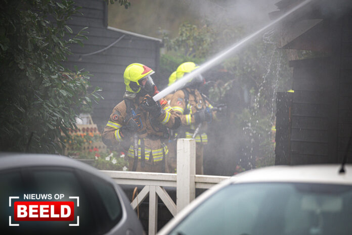 Grote brand in chalet op vakantiepark Duinweg Hellevoetsluis